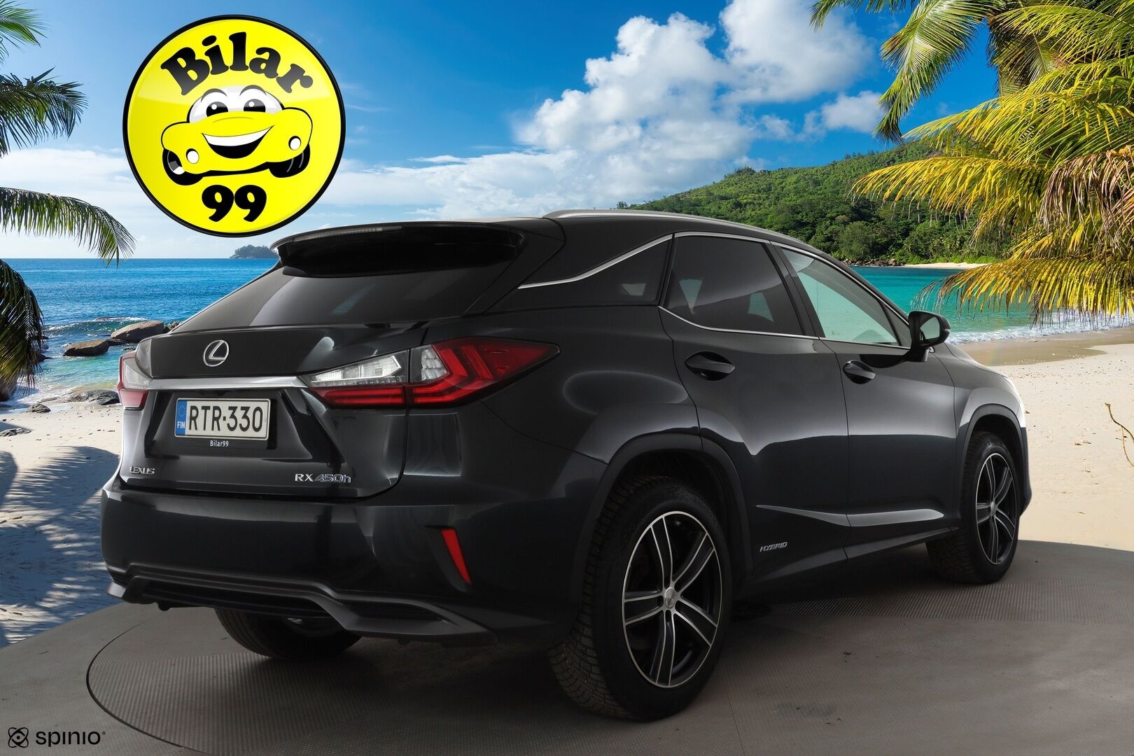 Lexus RX 2017 450h Hybrid 4WD A Executive * ACC / LED / P.Kamera / Ilmastoitu Muistipenkki / Navi / Kaistavahti / Keyless * - Kahdet renkaat