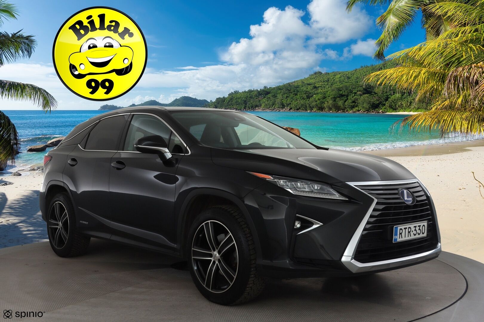 Lexus RX 2017 450h Hybrid 4WD A Executive * ACC / LED / P.Kamera / Ilmastoitu Muistipenkki / Navi / Kaistavahti / Keyless * - Kahdet renkaat - HULLUT JOULUT KORKOTARJOUS 2,49% 