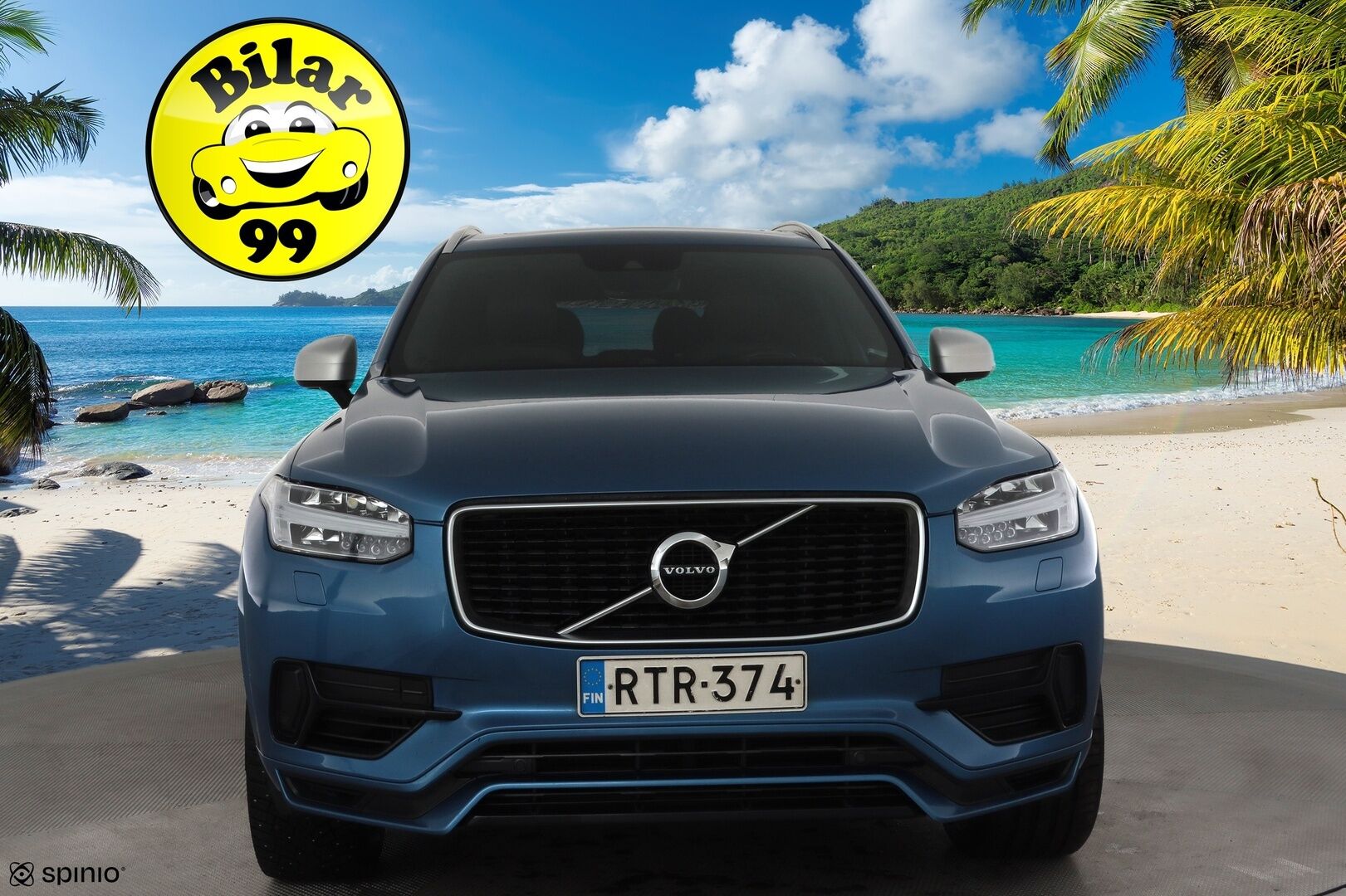 Volvo XC90 2017 T8 Twin Engine AWD R-Design aut 7-P * ACC / P.kamera / Panorama / HUD / Webasto / Full LED / Koukku / B&W / Muistipenkit * - Kahdet renkaat aluvanteilla / Huippuvarusteet