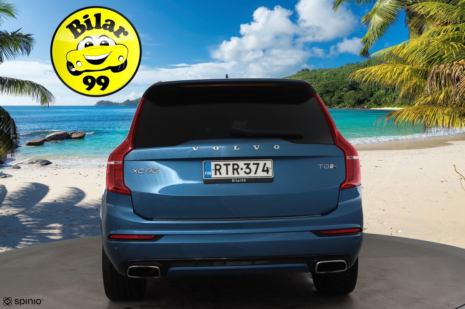 Volvo XC90 2017 T8 Twin Engine AWD R-Design aut 7-P * B&W / ACC / P.kamera / Panorama / HUD / Webasto / Full LED / Koukku / Muistipenkit * - Kahdet renkaat aluvanteilla / Huippuvarusteet