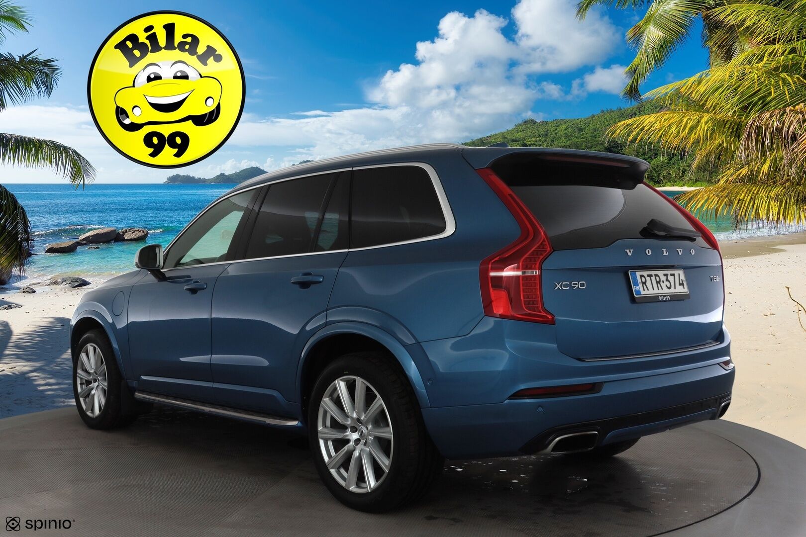 Volvo XC90 2017 T8 Twin Engine AWD R-Design aut 7-P * ACC / P.kamera / Panorama / HUD / Webasto / Full LED / Koukku / B&W / Muistipenkit * - Kahdet renkaat aluvanteilla / Huippuvarusteet