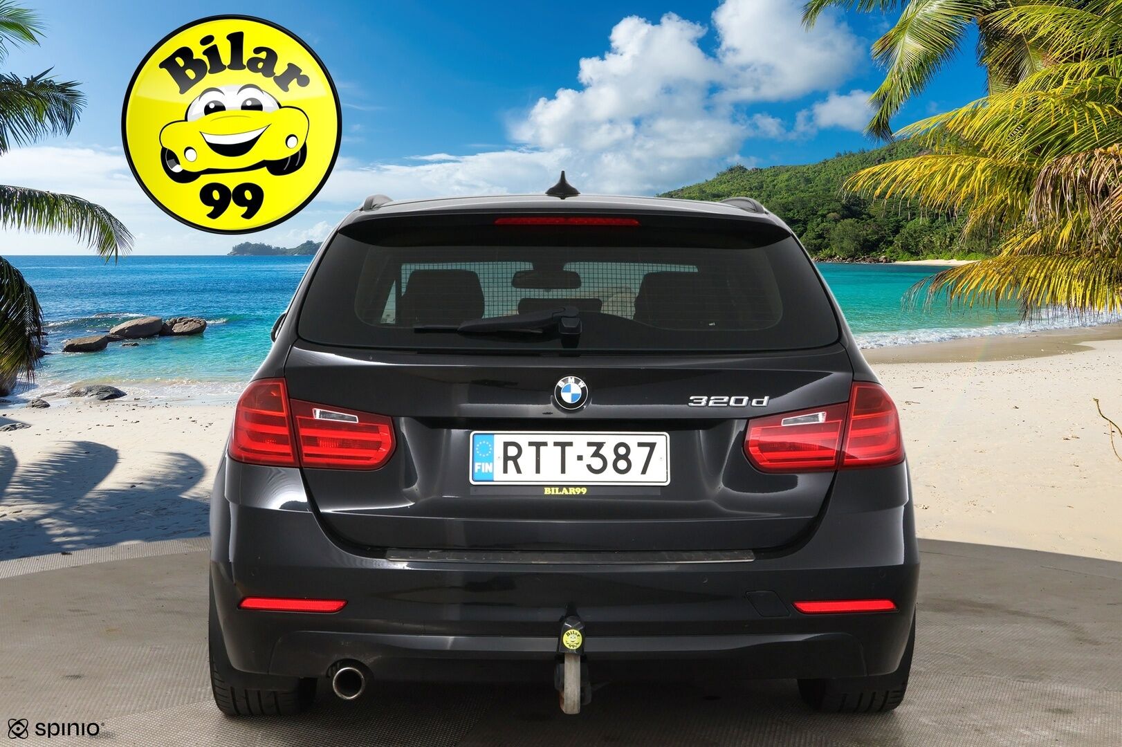 BMW 320 2014 3-sarja F31 Touring 320d A Business / Lohkolämmitin / HUD / Koukku /  Adapt.valot / Tutkat / Nahkapenkit / Panorama / - HiFi / Prov.navi / 2x vanteet