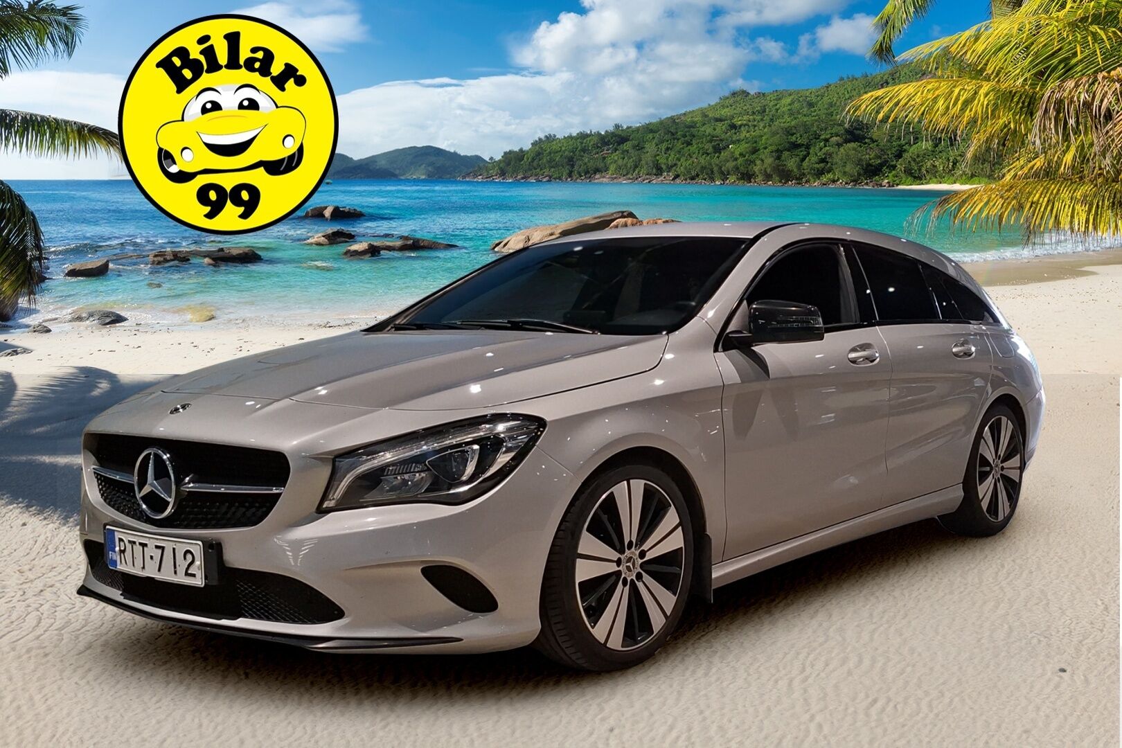 Mercedes-Benz CLA 2018 220 4Matic A Shooting Brake Premium Business / LED / P-kamera / Night paketti / Spottipenkit - Merkkiliikkeen huoltohistoria / Suomi-auto / 2x Aluvanteet 