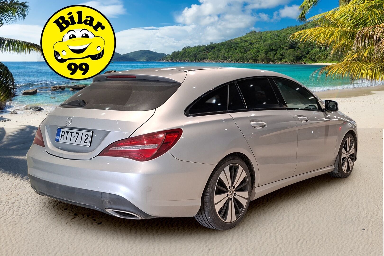 Mercedes-Benz CLA 2018 220 4Matic A Shooting Brake Premium Business / LED / P-kamera / Night paketti / Spottipenkit - Merkkiliikkeen huoltohistoria / Suomi-auto / 2x Aluvanteet 
