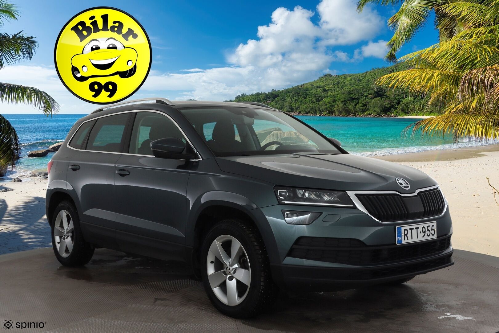 Skoda Karoq 2018 2,0 TDI 150 4x4 Style DSG * ACC / LED / Webasto / P.kamera / Keyless / Navi * - Suomi-auto / Kahdet renkaat