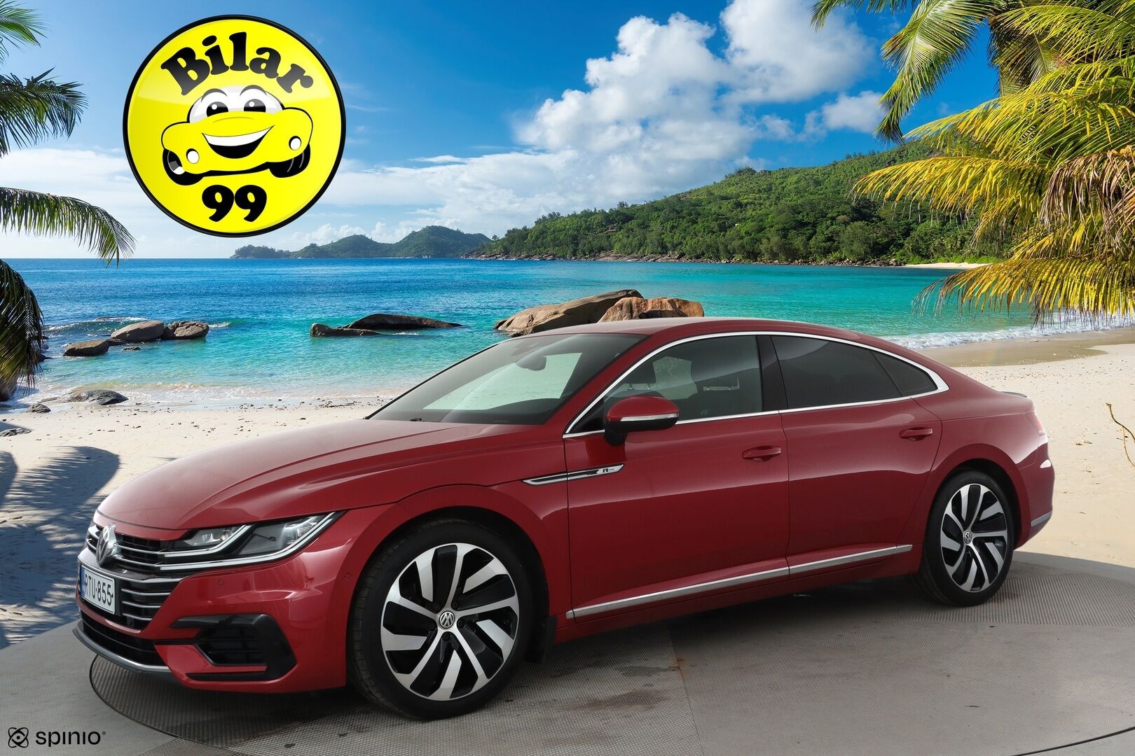 Volkswagen Arteon 2019 R-Line Limited Edition 1,5 TSI EVO 110 kW DSG-autom. **Webasto / Adapt.vakkari / Koukku / Navi / Sporttipenkit** - 1.om Suomi-auto / Kahdet renkaat aluvanteilla / Digimittaristo