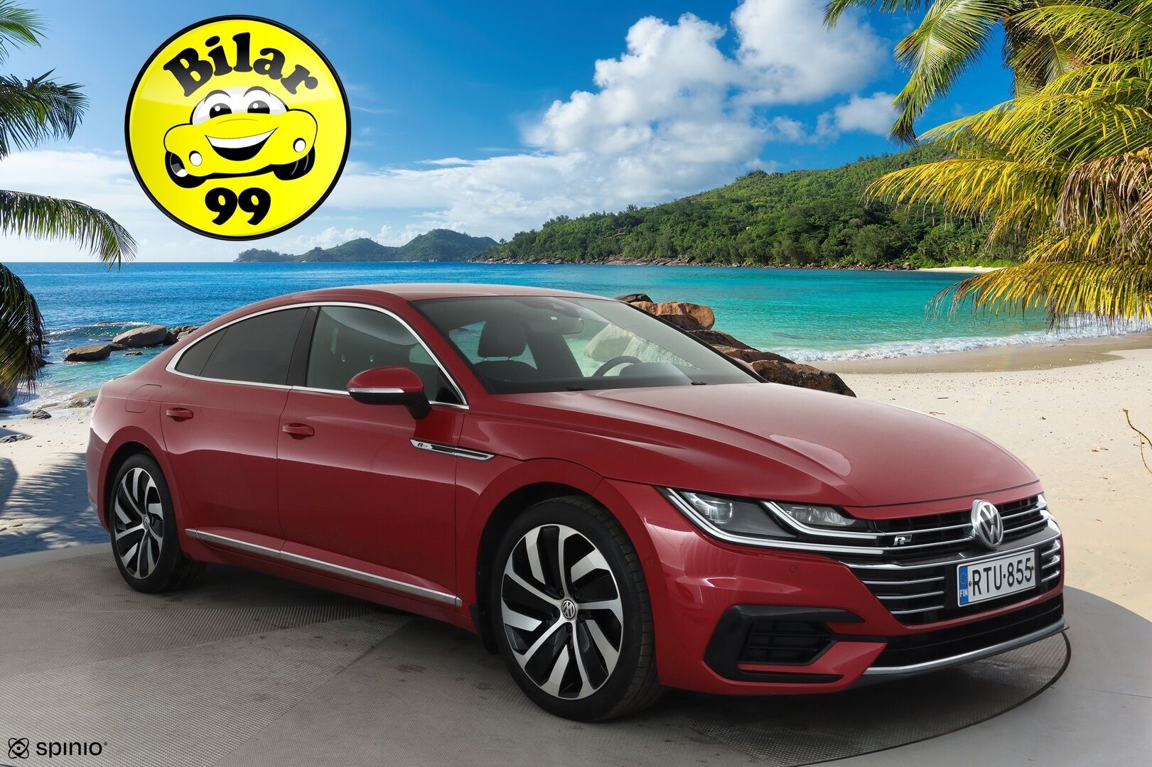 Volkswagen Arteon 2019 R-Line Limited Edition 1,5 TSI EVO 110 kW DSG-autom. **Webasto / Adapt.vakkari / Koukku / Navi / Sporttipenkit** - 1.om Suomi-auto / Kahdet renkaat aluvanteilla / Digimittaristo
