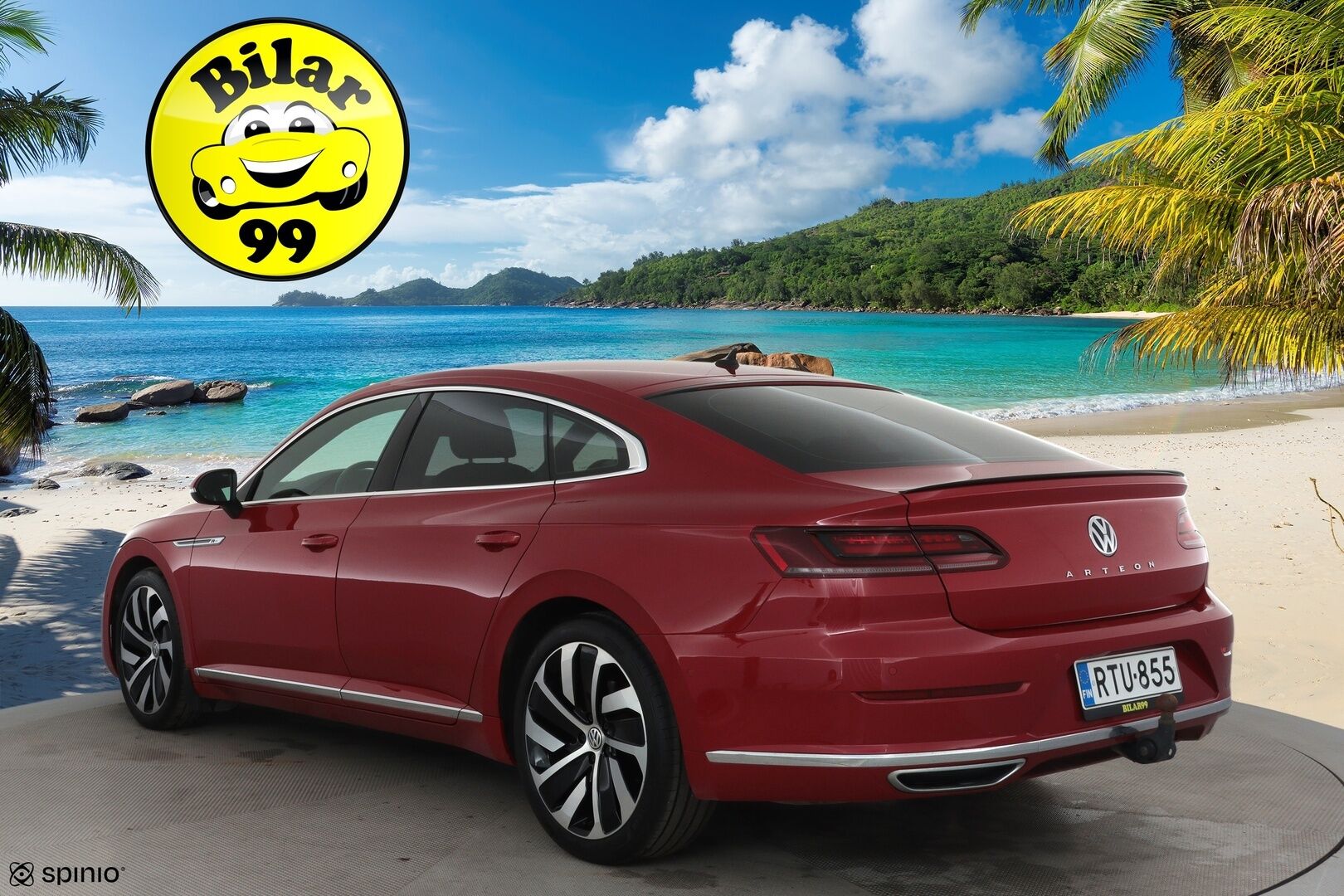 Volkswagen Arteon 2019 R-Line Limited Edition 1,5 TSI EVO 110 kW DSG-autom. **Webasto / Adapt.vakkari / Koukku / Navi / Sporttipenkit** - 1.om Suomi-auto / Kahdet renkaat aluvanteilla / Digimittaristo