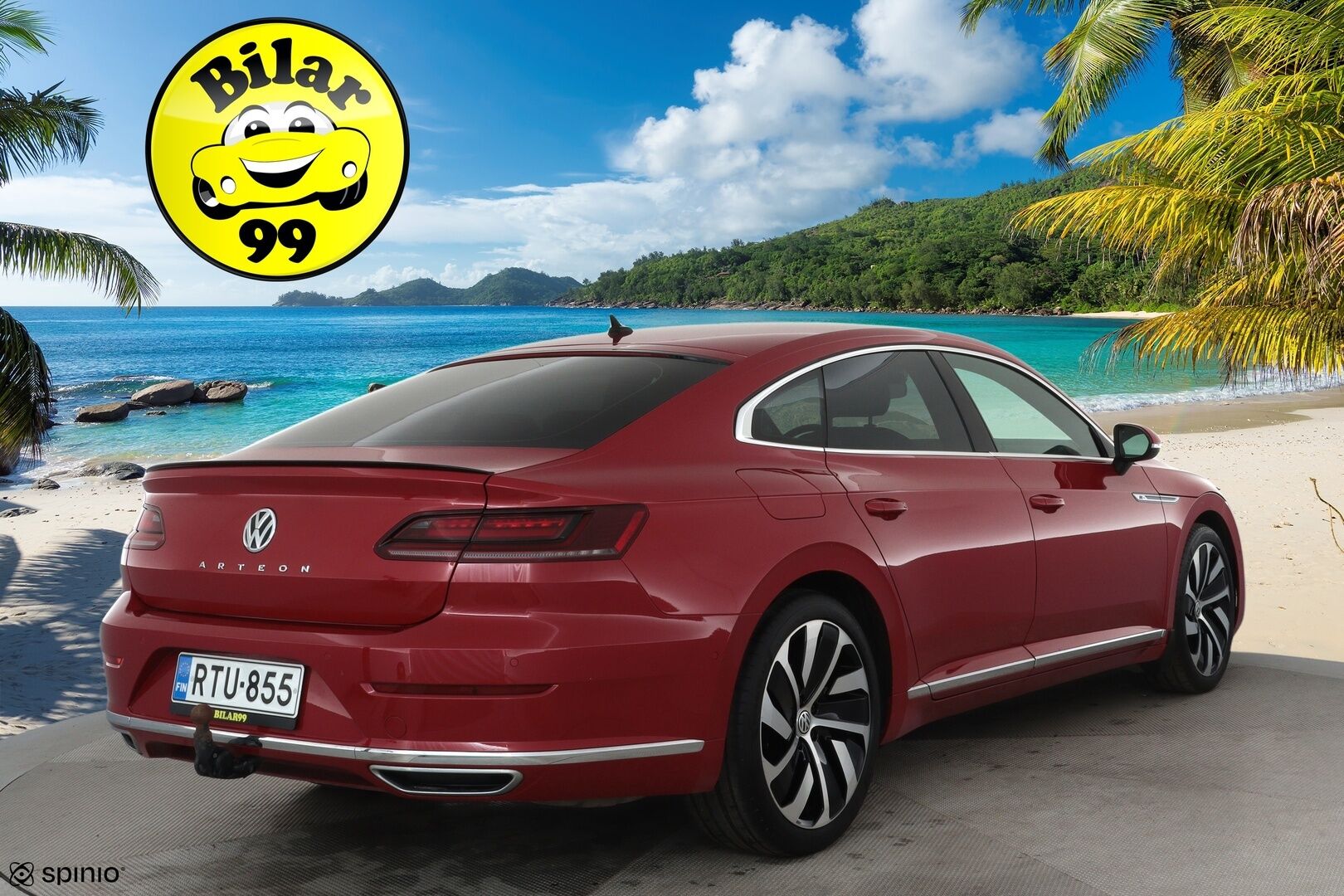 Volkswagen Arteon 2019 R-Line Limited Edition 1,5 TSI EVO 110 kW DSG-autom. **Webasto / Adapt.vakkari / Koukku / Navi / Sporttipenkit** - 1.om Suomi-auto / Kahdet renkaat aluvanteilla / Digimittaristo