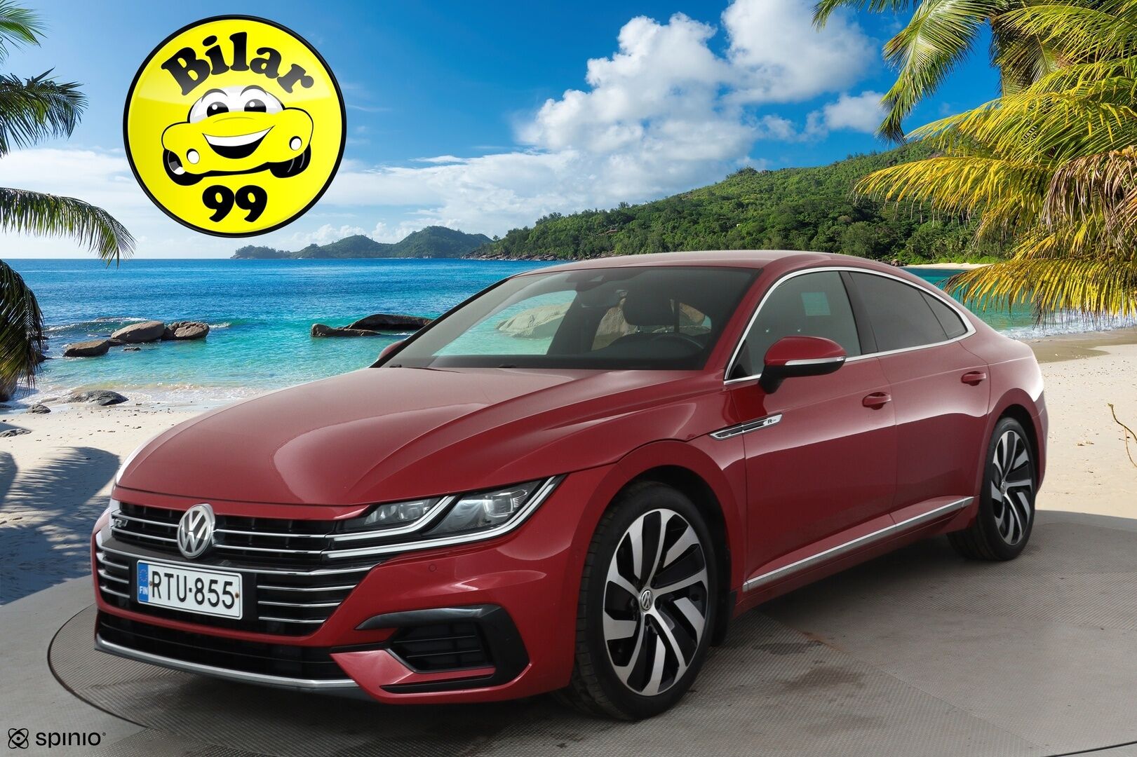 Volkswagen Arteon 2019 R-Line Limited Edition 1,5 TSI EVO 110 kW DSG-autom. **Webasto / Adapt.vakkari / Koukku / Navi / Sporttipenkit** - 1.om Suomi-auto / Kahdet renkaat aluvanteilla / Digimittaristo
