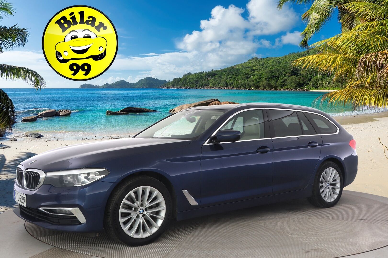 BMW 520 2019 G31 Touring 520d A xDrive Business Luxury Line - */ 2.om Suomi-auto / Prof. Navi / Webasto / P.kamera / Vakkari / Koukku / Nahkapenkit / Juuri saapunut /*