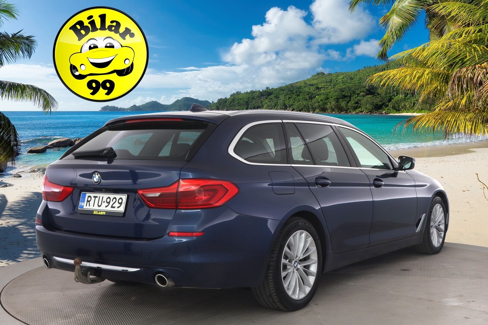 BMW 520 2019 G31 Touring 520d A xDrive Business Luxury Line - */ 2.om Suomi-auto / Prof. Navi / Webasto / P.kamera / Vakkari / Koukku / Nahkapenkit / Juuri saapunut /*