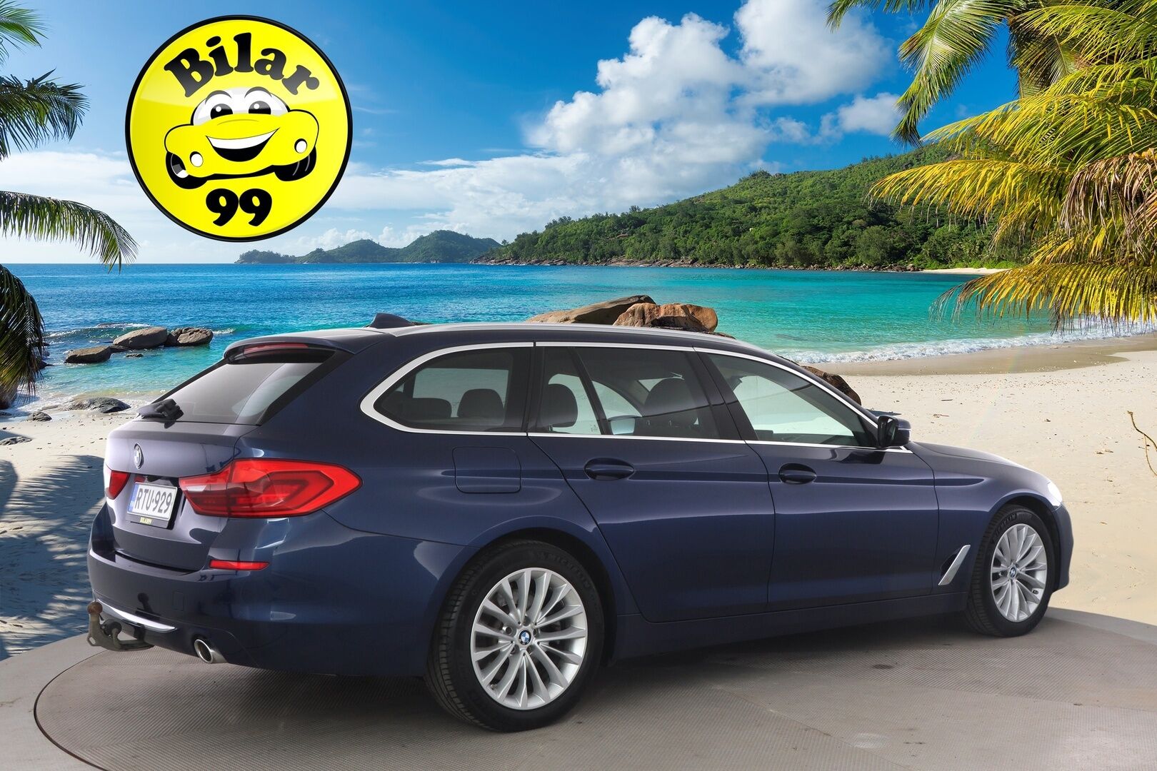 BMW 520 2019 G31 Touring 520d A xDrive Business Luxury Line - */ 2.om Suomi-auto / Prof. Navi / Webasto / P.kamera / Vakkari / Koukku / Nahkapenkit / Juuri saapunut /*