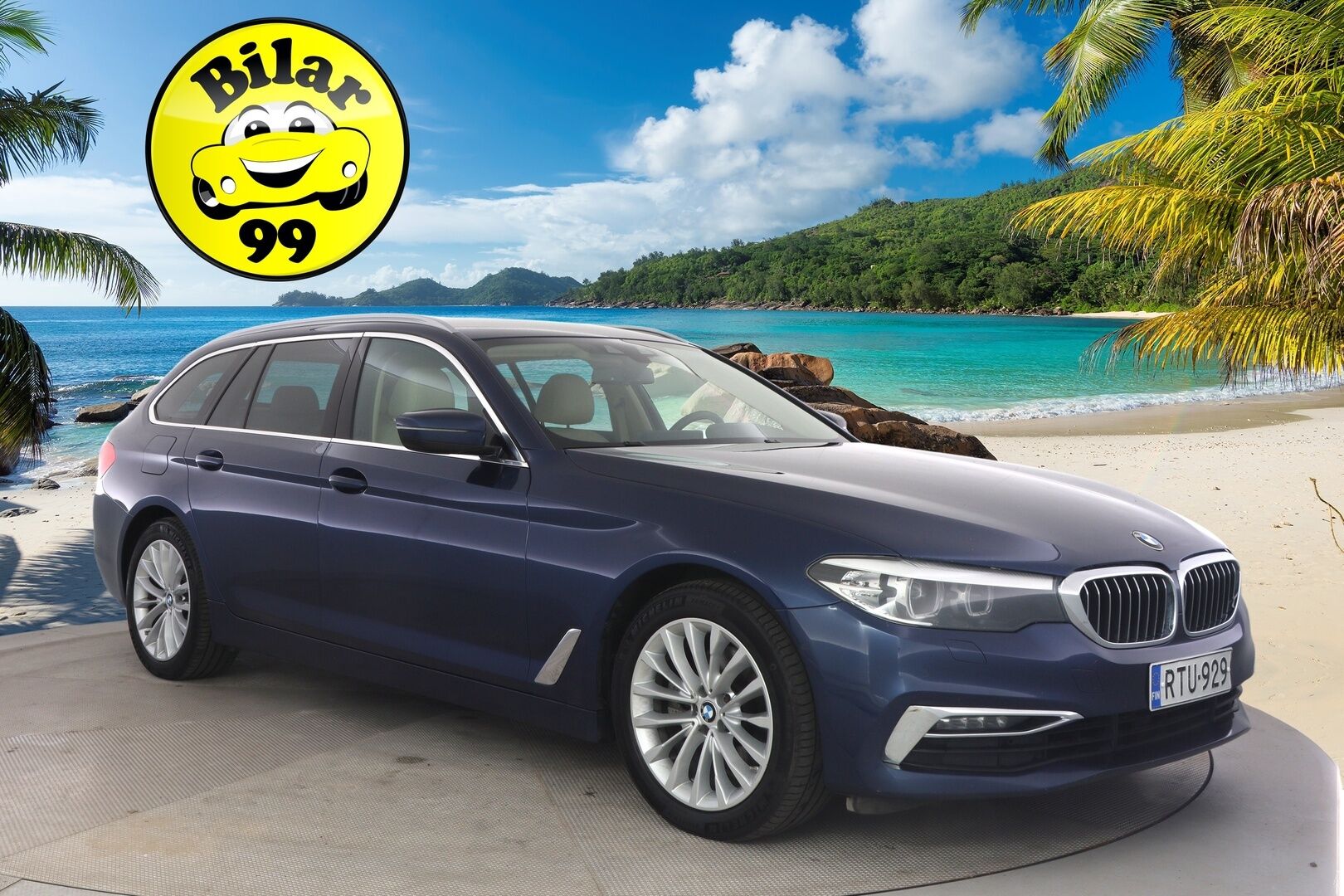 BMW 520 2019 G31 Touring 520d A xDrive Business Luxury Line - */ 2.om Suomi-auto / Prof. Navi / Webasto / P.kamera / Vakkari / Koukku / Nahkapenkit / Juuri saapunut /*