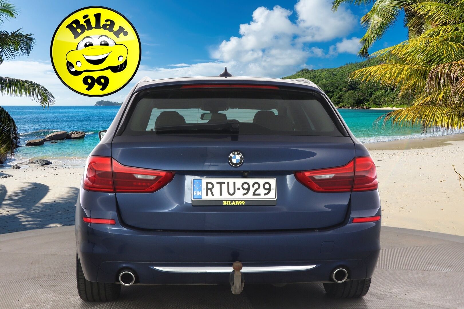 BMW 520 2019 G31 Touring 520d A xDrive Business Luxury Line - */ 2.om Suomi-auto / Prof. Navi / Webasto / P.kamera / Vakkari / Koukku / Nahkapenkit / Juuri saapunut /*