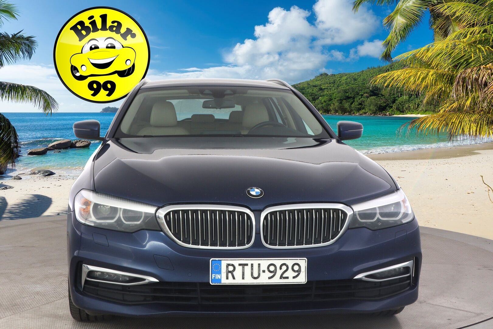 BMW 520 2019 G31 Touring 520d A xDrive Business Luxury Line - */ 2.om Suomi-auto / Prof. Navi / Webasto / P.kamera / Vakkari / Koukku / Nahkapenkit / Juuri saapunut /*