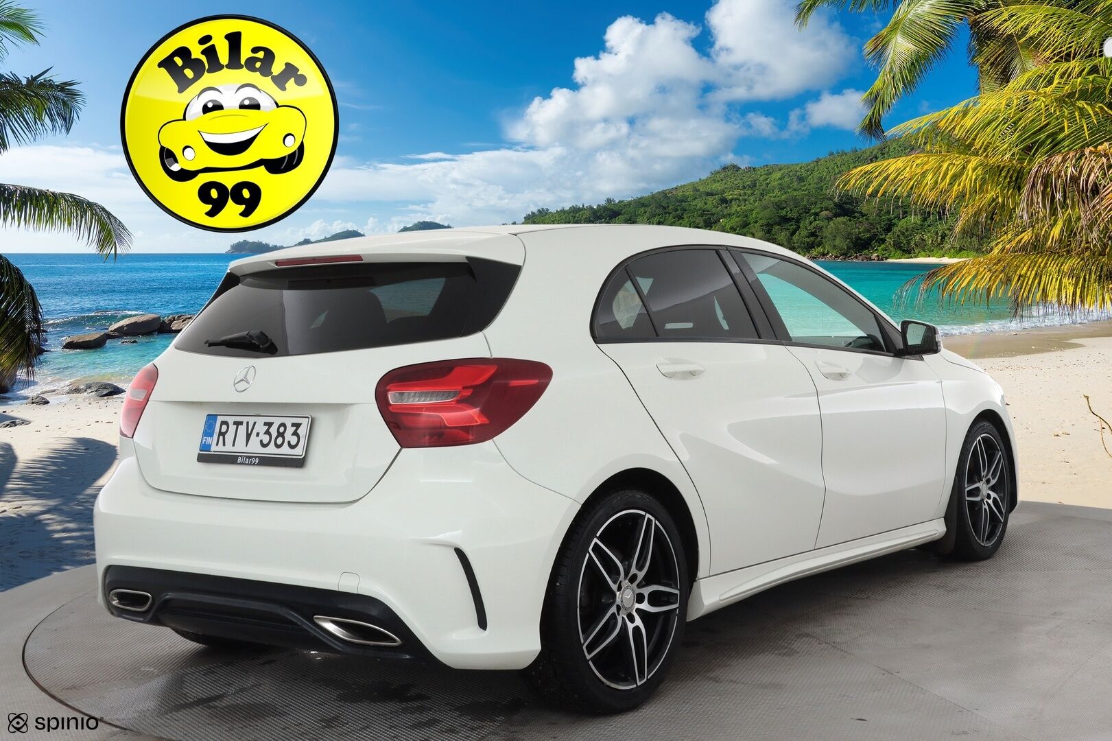 Mercedes-Benz A 2016 180 A Business AMG * LED-High Performance / P.Kamera / Sportpenkit / Bluetooth / Vakkari * - Kahdet renkaat aluvanteilla