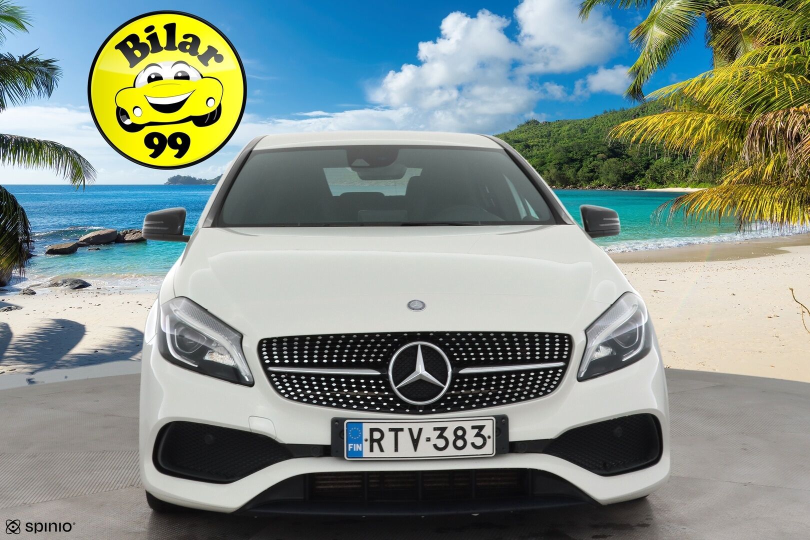 Mercedes-Benz A 2016 180 A Business AMG * LED-High Performance / P.Kamera / Sportpenkit / Bluetooth / Vakkari * - Kahdet renkaat aluvanteilla