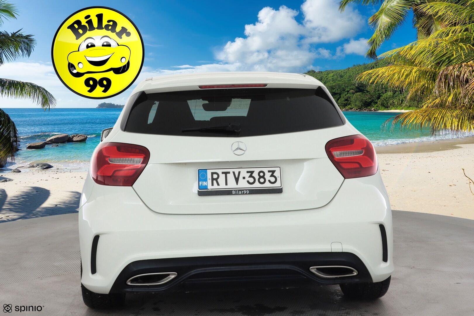 Mercedes-Benz A 2016 180 A Business AMG * LED-High Performance / P.Kamera / Sportpenkit / Bluetooth / Vakkari * - Kahdet renkaat aluvanteilla