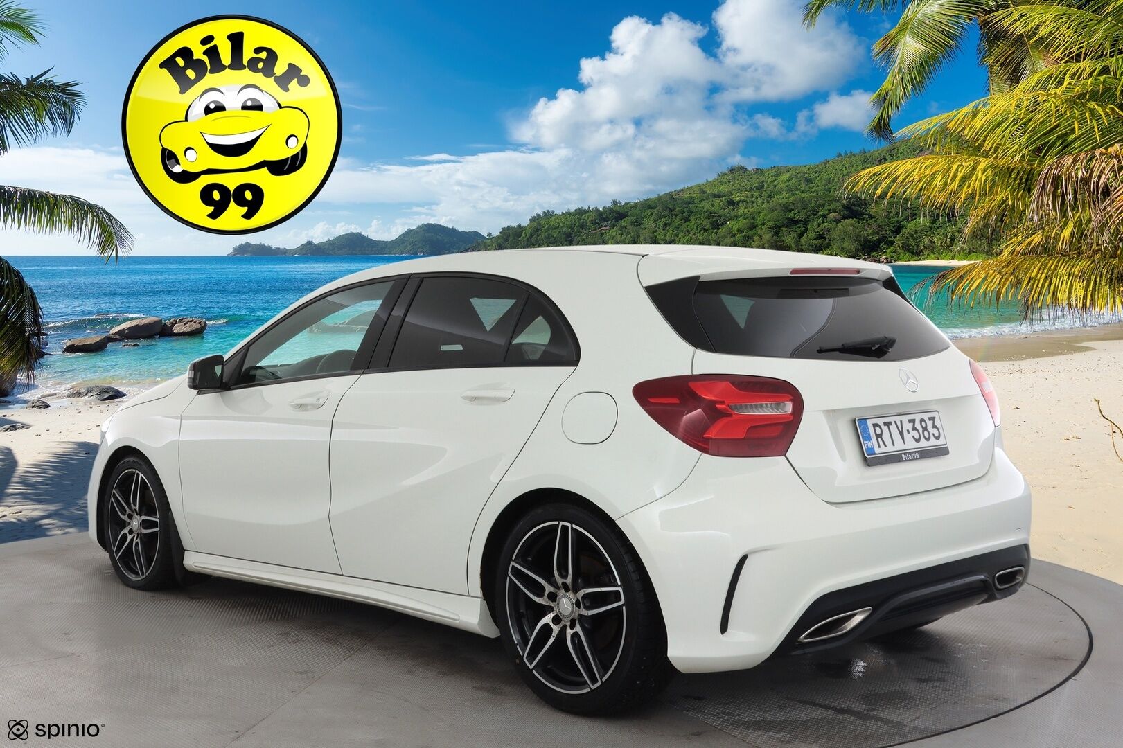 Mercedes-Benz A 2016 180 A Business AMG * LED-High Performance / P.Kamera / Sportpenkit / Bluetooth / Vakkari * - Kahdet renkaat aluvanteilla