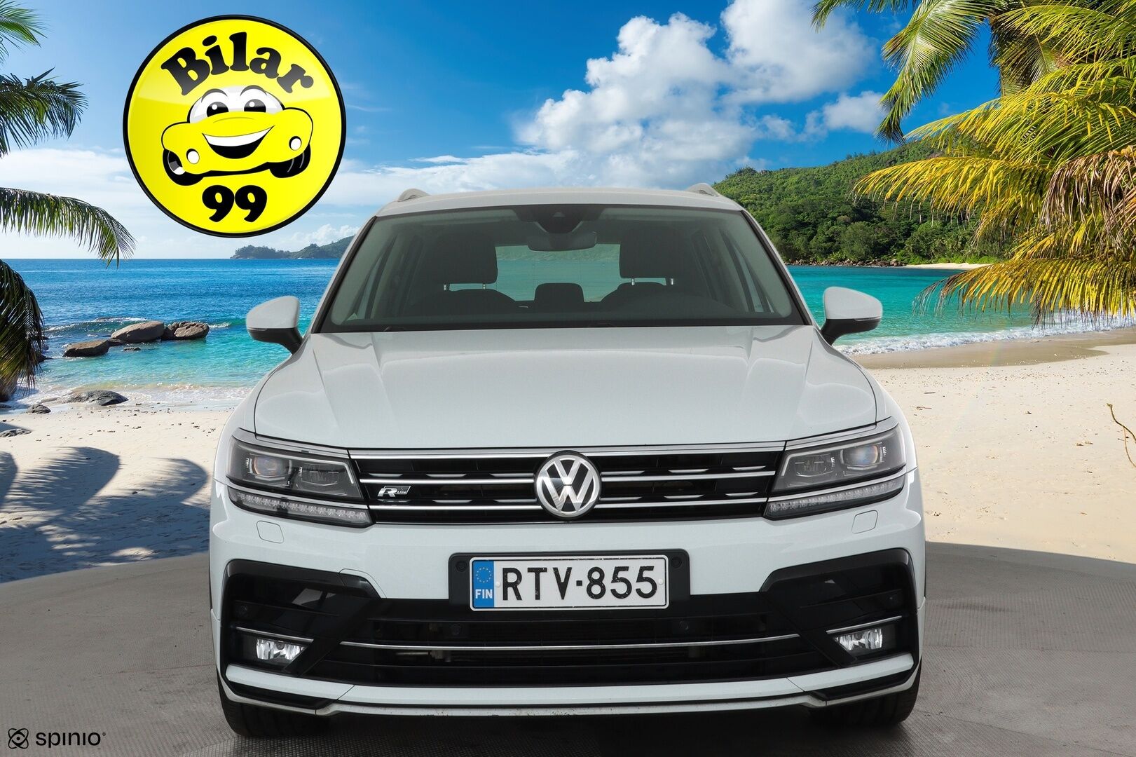 Volkswagen Tiguan 2019 Highline 2,0 TDI SCR 110 kW (150 hv) 4MOTION DSG-automaatti **Adapt.vakkari / LED / Webasto / Digimittaristo / Navi** - 3,99 % KORKOTARJOUS TÄHÄN AUTOON - Suomi-auto / Kahdet renkaat aluvanteilla / KeylessGo 