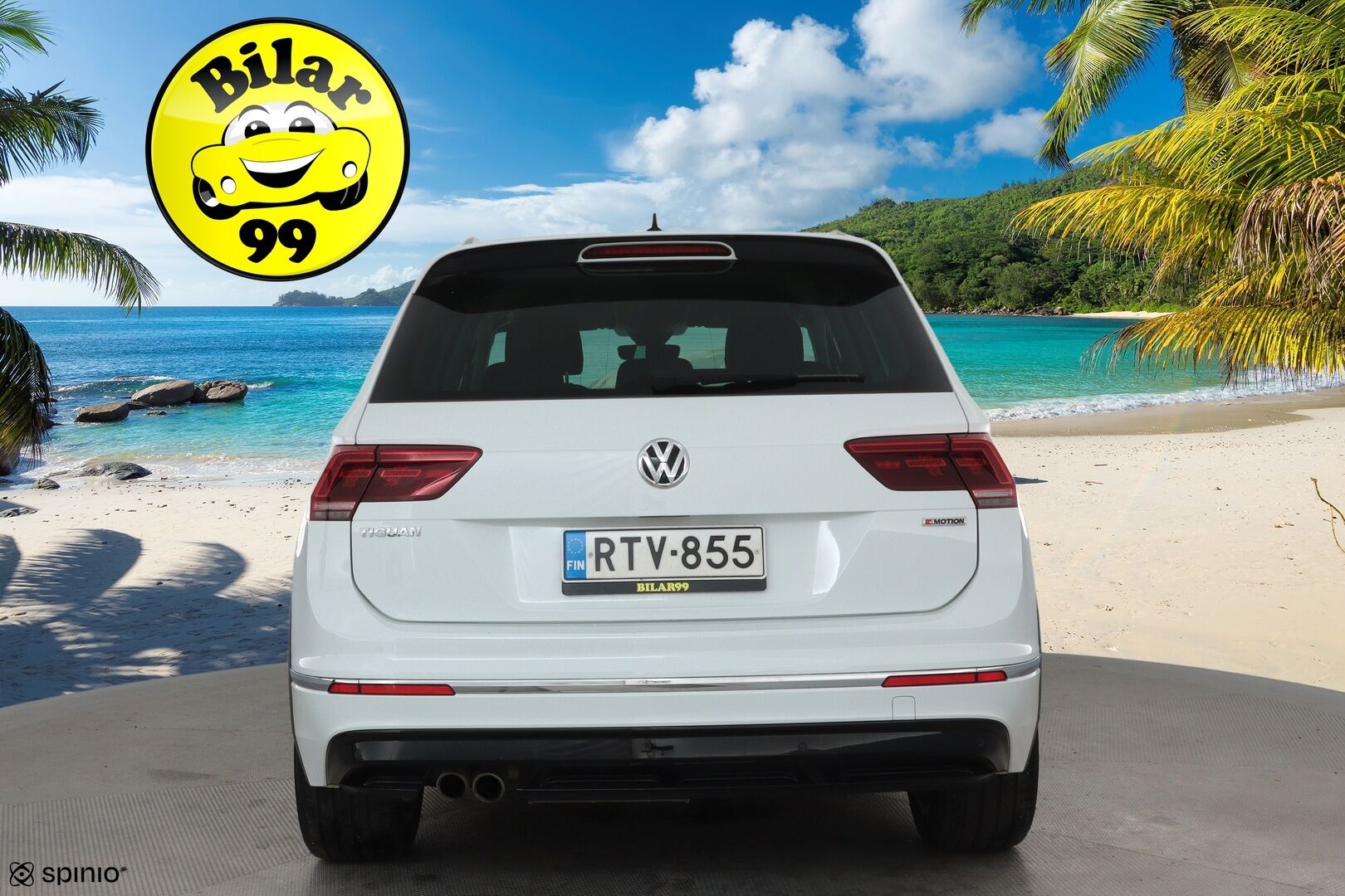 Volkswagen Tiguan 2019 Highline 2,0 TDI SCR 110 kW (150 hv) 4MOTION DSG-automaatti **Adapt.vakkari / LED / Webasto / Digimittaristo / Navi** - 3,99 % KORKOTARJOUS TÄHÄN AUTOON - Suomi-auto / Kahdet renkaat aluvanteilla / KeylessGo 