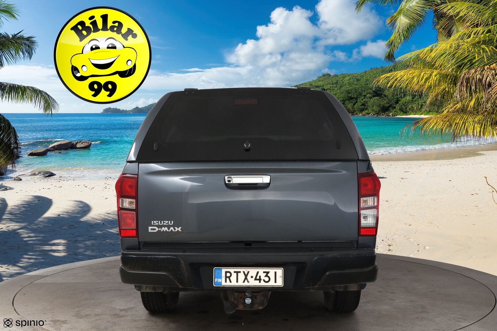Isuzu D-Max 2019 Space Cab 1,9 TDi 4WD 6AT LS Black Edition * Webasto / Vetokoukku / Peruutuskamera / Astinlaudat / Lohko & Sisäpistoke - 2x Renkaat aluvantein / Suomiauto / Juuri tullut Tampereelle!