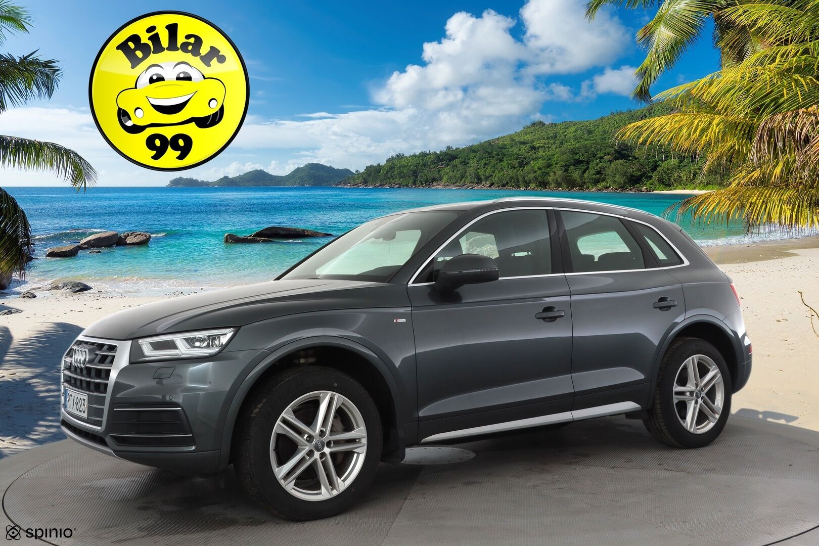 Audi Q5 2019 Business Sport 35 TDI 120 kW quattro S tronic * Vakkari / webasto / koukku / P.kamera / Sporttipenkit / LED * - Suomi-auto / Kahdet Renkaat - HULLUT AVAJAISHULINAT KORKOTARJOUS 3,29 %