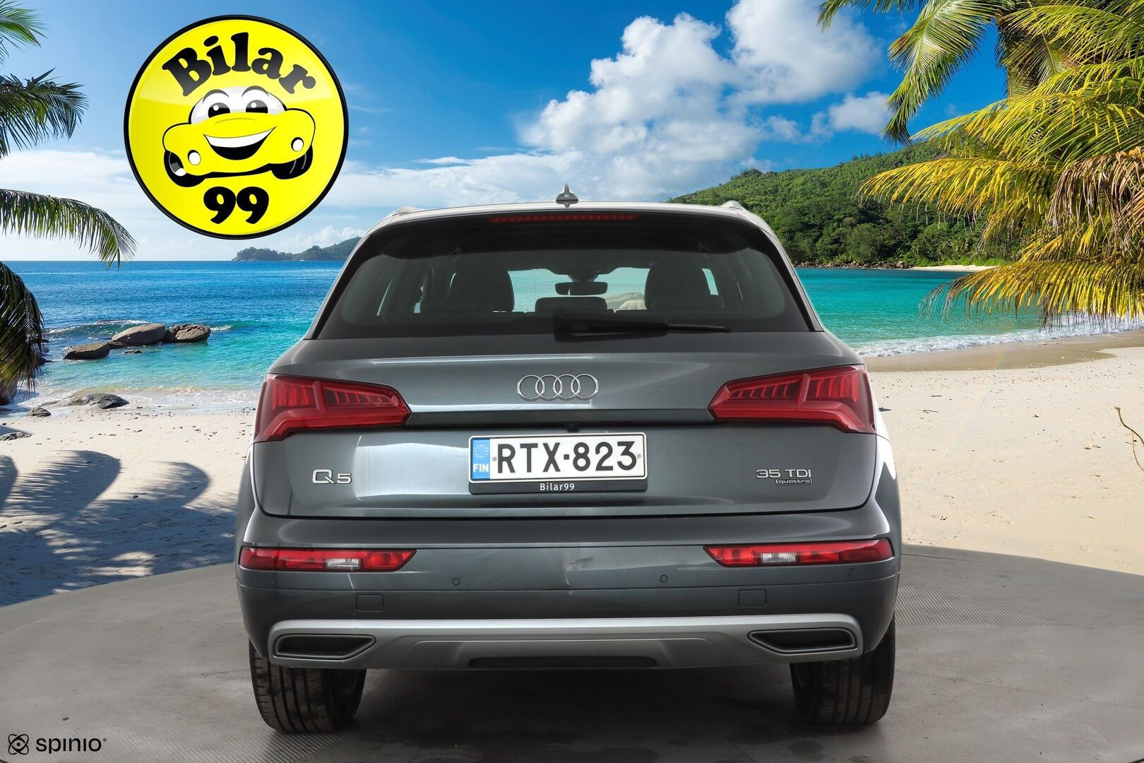 Audi Q5 2019 Business Sport 35 TDI 120 kW quattro S tronic * Vakkari / webasto / koukku / P.kamera / Sporttipenkit / LED * - Suomi-auto / Kahdet Renkaat - HULLUT AVAJAISHULINAT KORKOTARJOUS 3,29 %