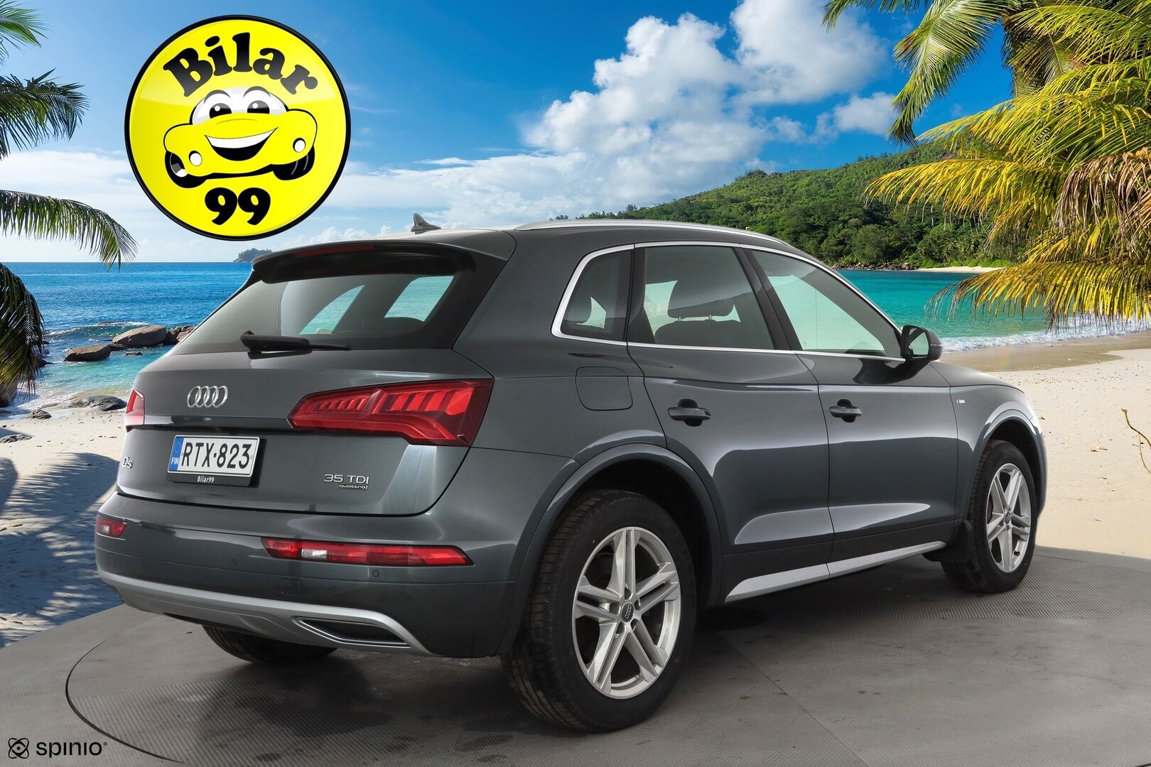 Audi Q5 2019 Business Sport 35 TDI 120 kW quattro S tronic * Vakkari / webasto / koukku / P.kamera / Sporttipenkit / LED * - Suomi-auto / Kahdet Renkaat - HULLUT AVAJAISHULINAT KORKOTARJOUS 3,29 %