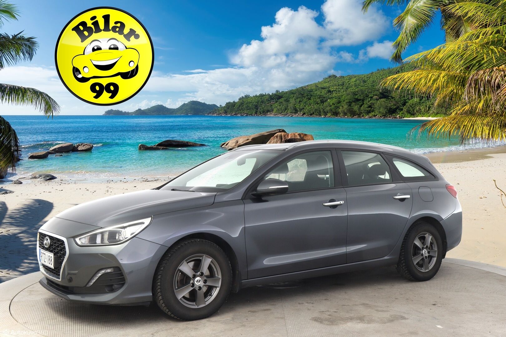 Hyundai i30 Wagon 2019 1,4 T-GDI 140 hv 7-DCT-aut Comfort - Vakkari / P.kamera / Keyless / Lohko / Merkkihuollettu!