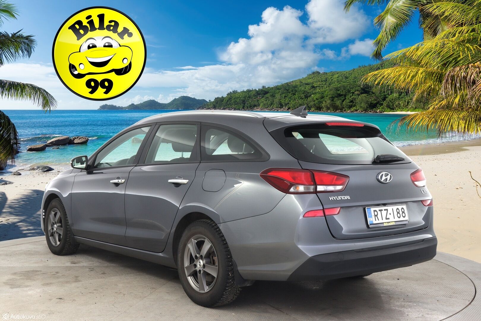 Hyundai i30 Wagon 2019 1,4 T-GDI 140 hv 7-DCT-aut Comfort - Vakkari / P.kamera / Keyless / Lohko / Merkkihuollettu!