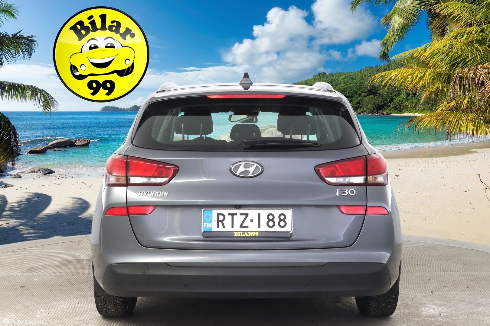 Hyundai i30 Wagon 2019 1,4 T-GDI 140 hv 7-DCT-aut Comfort - Vakkari / P.kamera / Keyless / Lohko / Merkkihuollettu!