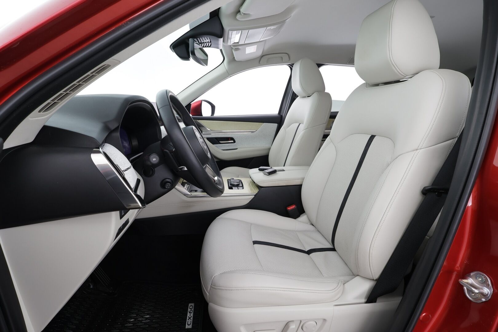 Mazda CX-60 2023 2.5 PHEV 8AT AWD Takumi * ACC / HUD / 360° / Koukku / Muistipenkki / Ilmastoidut nahat / Bose * - Akku kuntotarkastettu / Suomi-auto / Kahdet renkaat aluvanteilla / Merkkihuollettu