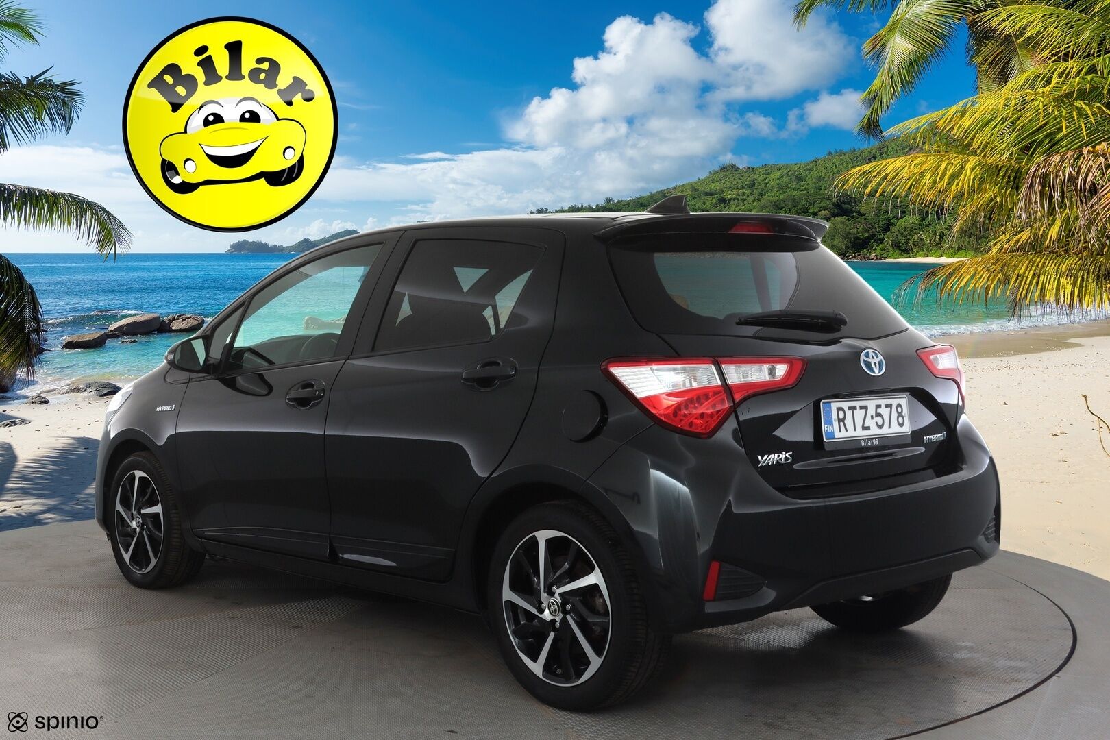 Toyota Yaris 2019 1,5 Hybrid Premium 5ov - | Lasikatto | P.Kamera | Sisätilanlämmitin | Vakkari | Kaistavahti | Navi | Keyless | Merkkihuollot | Kahdet renkaat | Suomi-auto | 