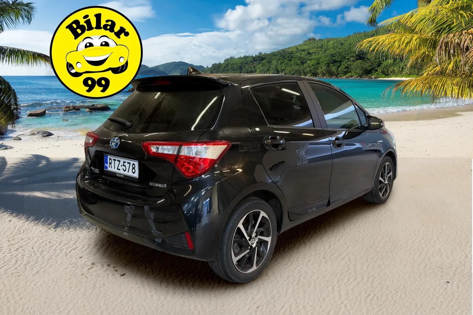 Toyota Yaris 2019 1,5 Hybrid Premium 5ov - | Lasikatto | P.Kamera | Sisätilanlämmitin | Vakkari | Kaistavahti | Navi | Keyless | Merkkihuollot | Kahdet renkaat | Suomi-auto | 