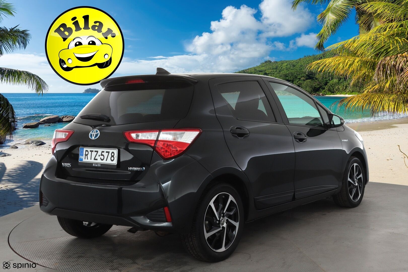 Toyota Yaris 2019 1,5 Hybrid Premium 5ov - | Lasikatto | P.Kamera | Sisätilanlämmitin | Vakkari | Kaistavahti | Navi | Keyless | Merkkihuollot | Kahdet renkaat | Suomi-auto | 