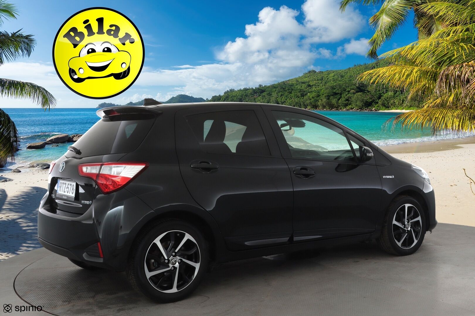 Toyota Yaris 2019 1,5 Hybrid Premium 5ov - | Lasikatto | P.Kamera | Sisätilanlämmitin | Vakkari | Kaistavahti | Navi | Keyless | Merkkihuollot | Kahdet renkaat | Suomi-auto | 