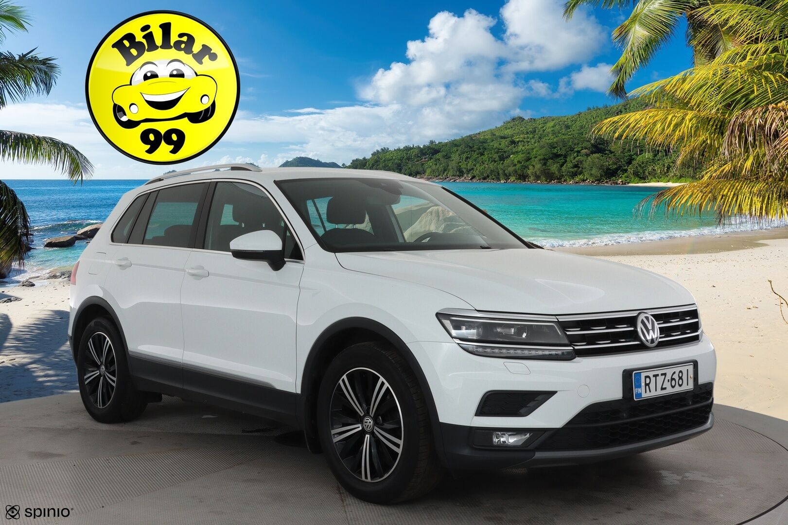 Volkswagen Tiguan 2019 Comfortline 1,5 TSI EVO 110 kW DSG **Webasto / Adapt.Vakkari / Adapt.LED / P.Tutkat / DYNAudio / Hierovat Sportpenkit** - Suomi-auto / Kahdet Renkaat