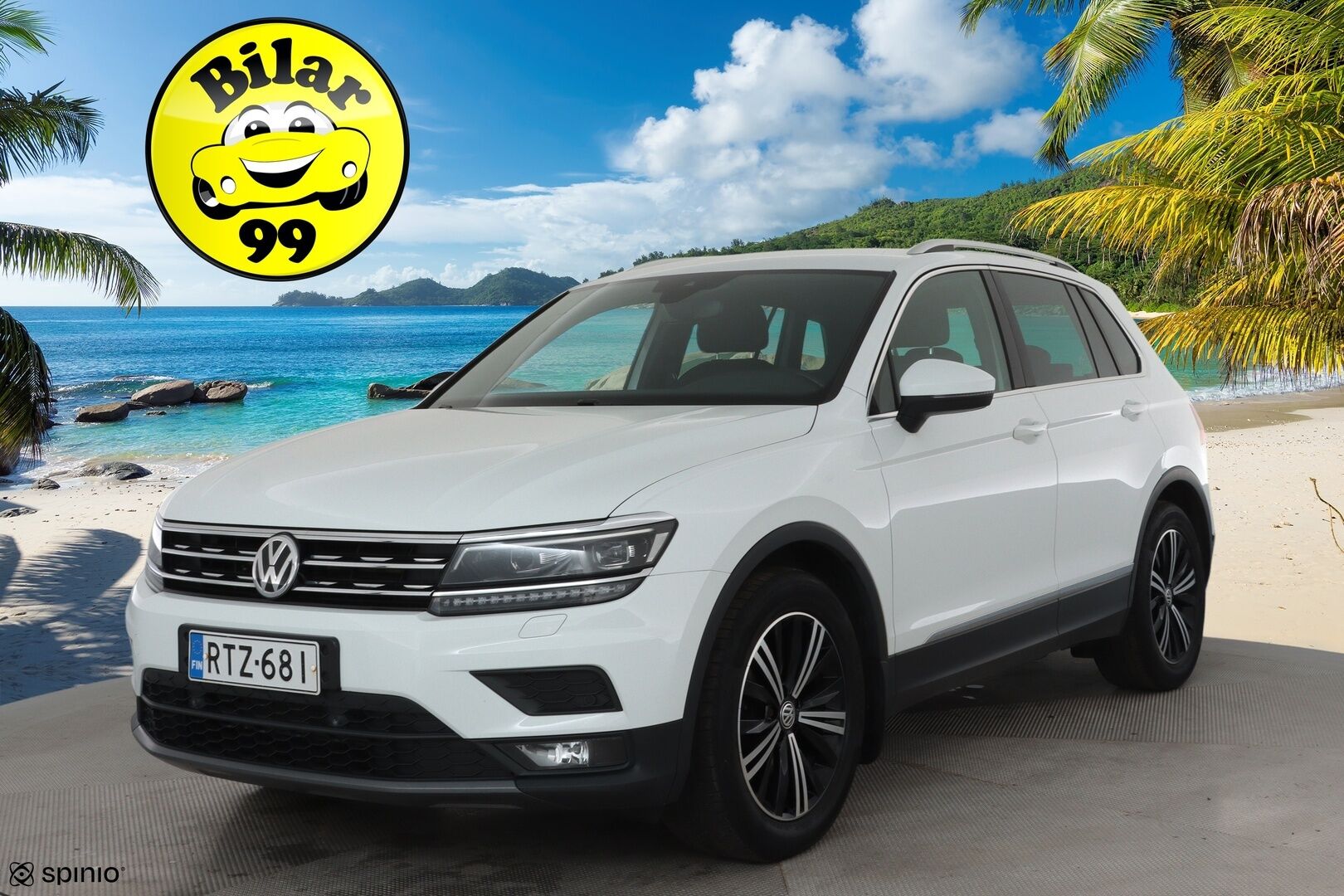 Volkswagen Tiguan 2019 Comfortline 1,5 TSI EVO 110 kW DSG **Webasto / Adapt.Vakkari / Adapt.LED / P.Tutkat / DYNAudio / Hierovat Sportpenkit** - Suomi-auto / Kahdet Renkaat