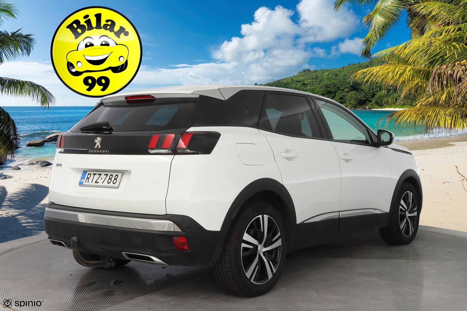 Peugeot 3008 2018 Allure BlueHDi 130 EAT8-automaatti *ACC / Koukku / Lohko+sisä / Tutkat / Puolinahka Sport-penkit muistilla* - Suomi-Auto / Kahdet vanteet / Jakopää tehty 2024 / Viimeisin huolto 177tkm