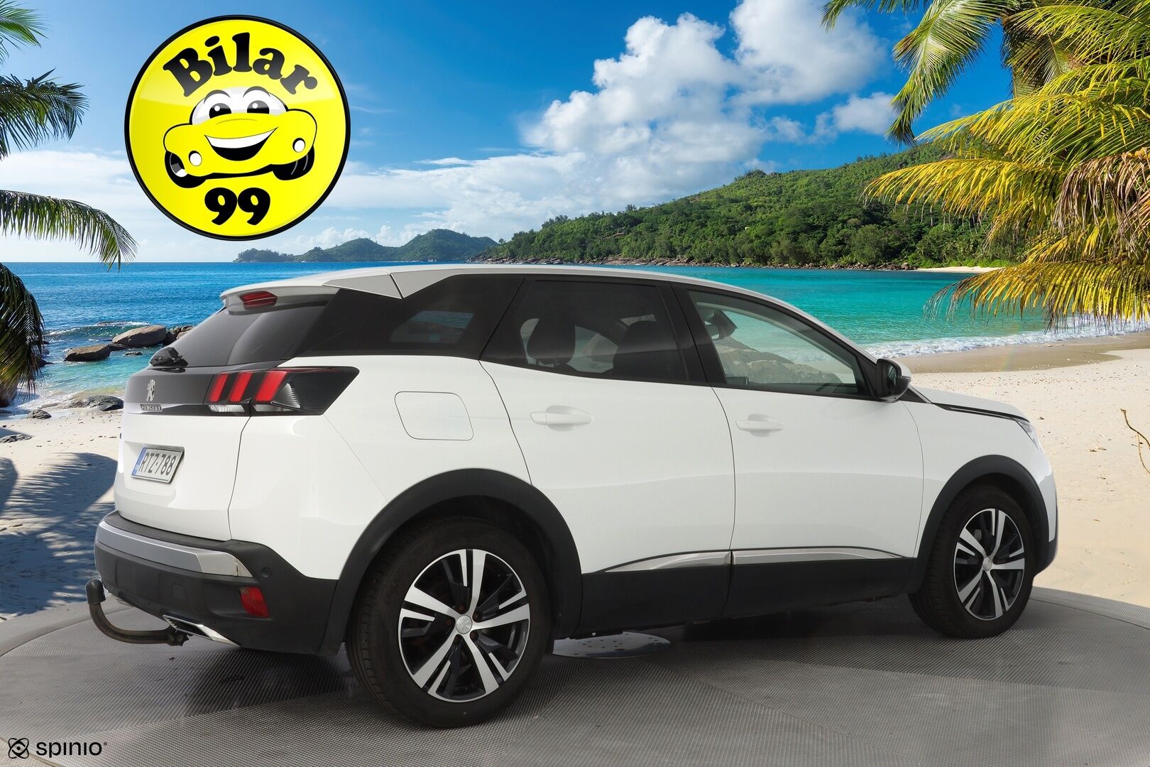 Peugeot 3008 2018 Allure BlueHDi 130 EAT8-automaatti *ACC / Koukku / Lohko+sisä / Tutkat / Puolinahka Sport-penkit muistilla* - Suomi-Auto / Kahdet vanteet / Jakopää tehty 2024 / Viimeisin huolto 177tkm