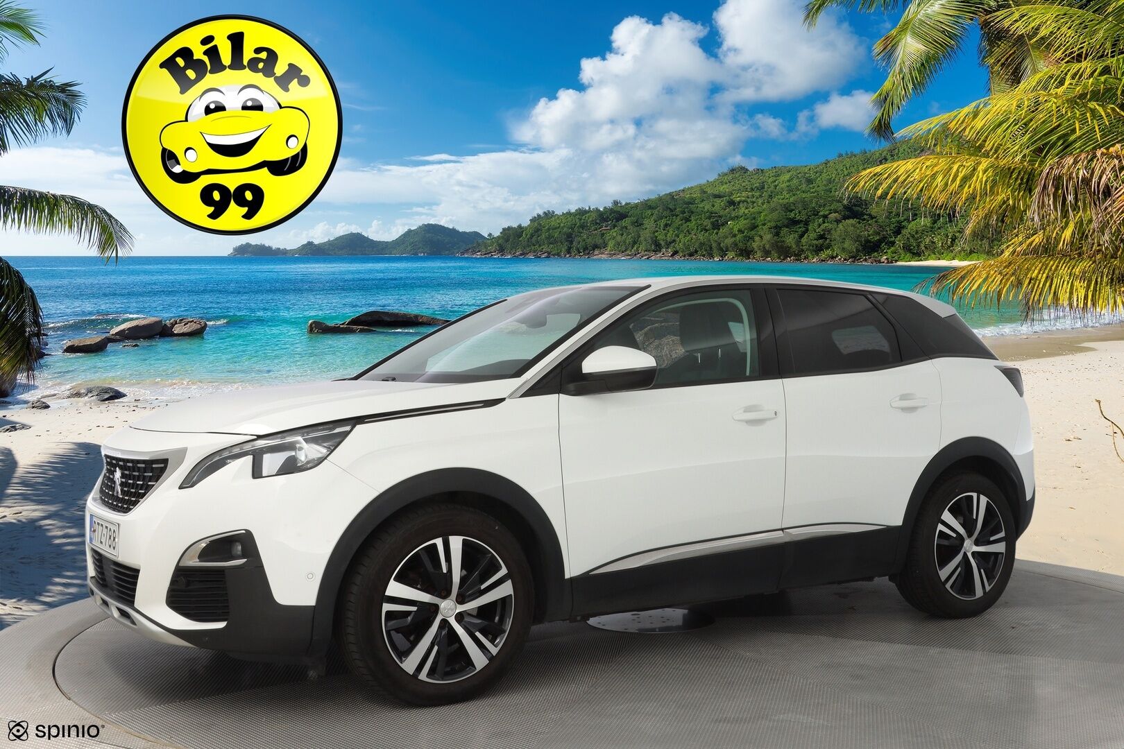 Peugeot 3008 2018 Allure BlueHDi 130 EAT8-automaatti *ACC / Koukku / Lohko+sisä / Tutkat / Puolinahka Sport-penkit muistilla* - Suomi-Auto / Kahdet vanteet / Jakopää tehty 2024 / Viimeisin huolto 177tkm