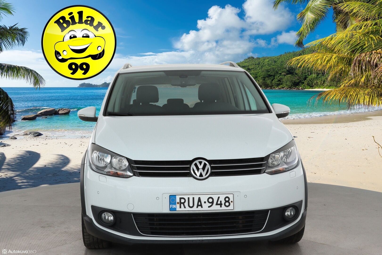 Volkswagen Touran 2015 Cross Touran 1.4 TSI 7-paik. **Koukku / Vakkari / P.kamera / Lohko / Nahkasisusta** - Kahdet renkaat