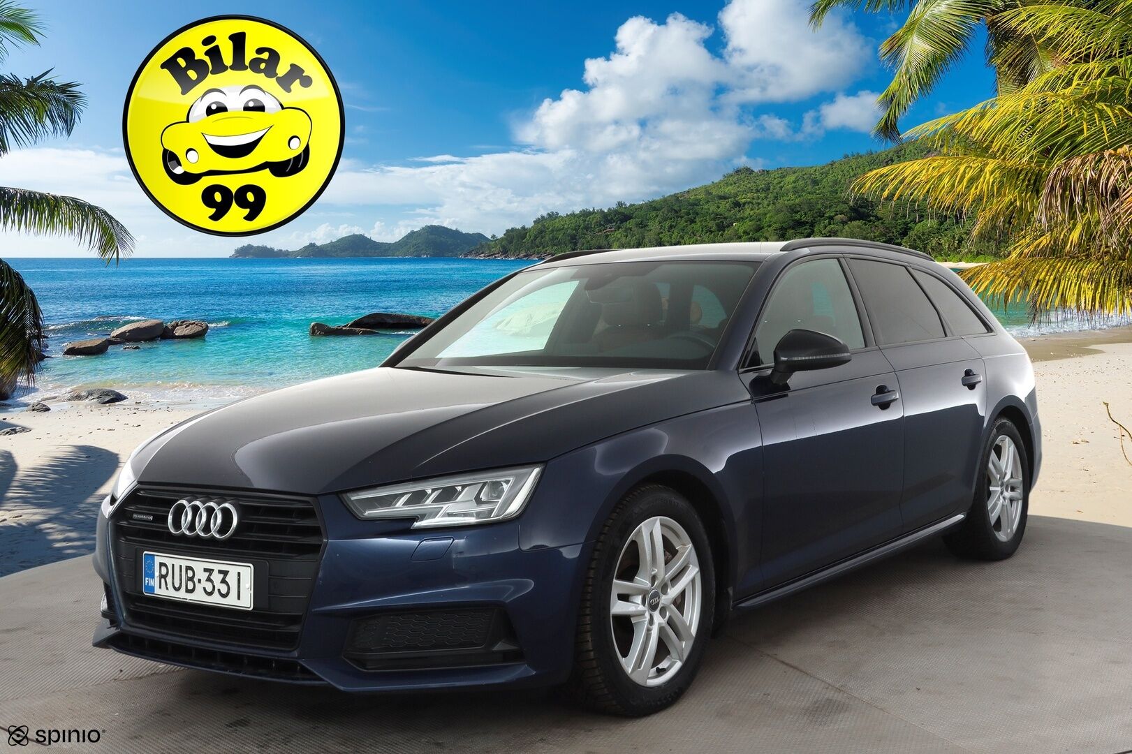 Audi A4 2019 Avant Business Sport Comfort Edition 40 TDI 140 kW quattro S tronic *B&O / Nahkasisusta / Webasto / Koukku / Matrix-LED* - 2 X Renkaat & Vanteet / Suomi Auto