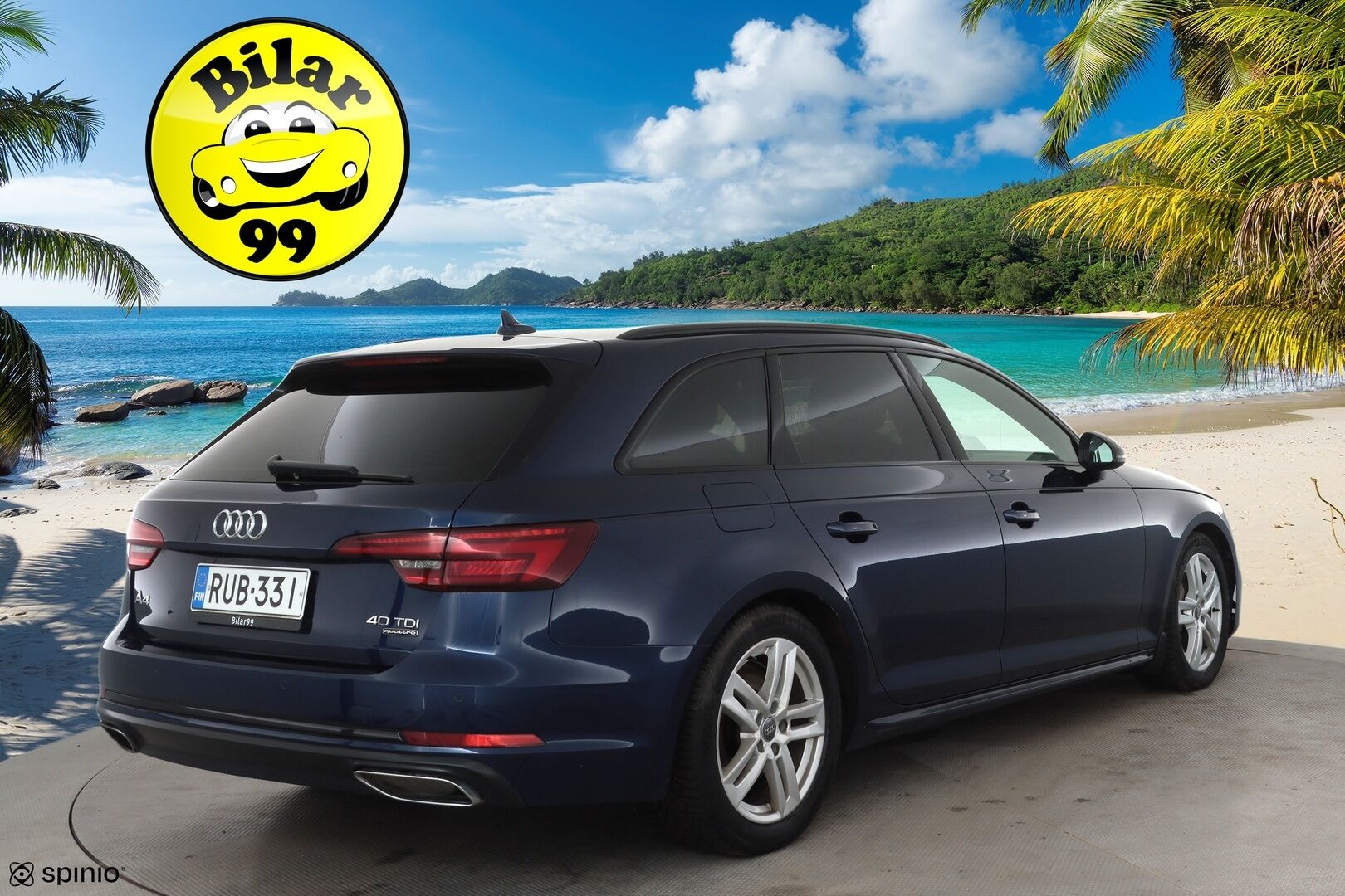 Audi A4 2019 Avant Business Sport Comfort Edition 40 TDI 140 kW quattro S tronic *B&O / Nahkasisusta / Webasto / Koukku / Matrix-LED* - 2 X Renkaat & Vanteet / Suomi Auto