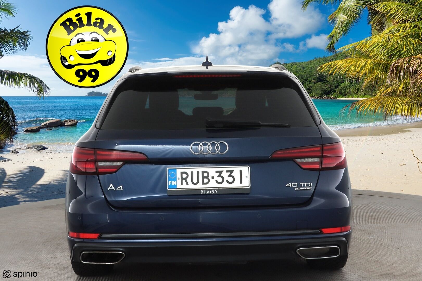 Audi A4 2019 Avant Business Sport Comfort Edition 40 TDI 140 kW quattro S tronic *B&O / Nahkasisusta / Webasto / Koukku / Matrix-LED* - 2 X Renkaat & Vanteet / Suomi Auto