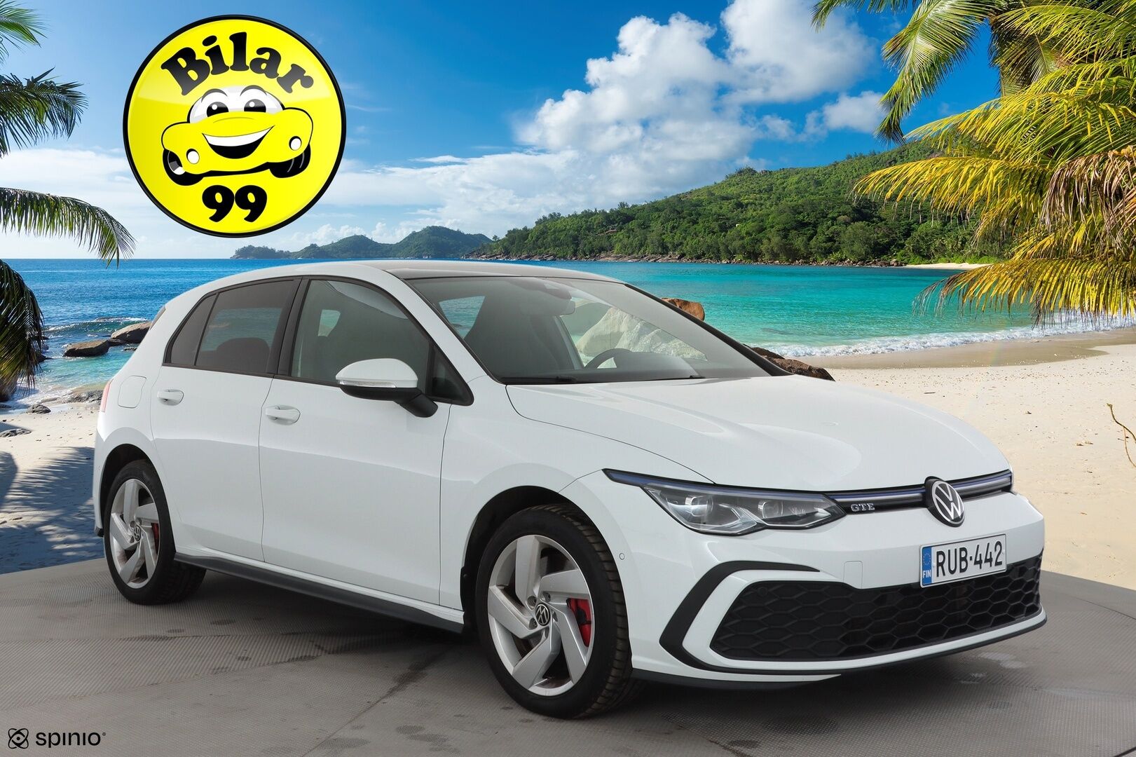 Volkswagen Golf 2023 GTE 180 kW (PHEV) DSG * ACC / HUD / Webasto / Kattoluukku / Sporttipenkit / P.kamera / IQ.Light / Keyless / Navi * - Suomi-auto / Kahdet renkaat aluvanteilla 