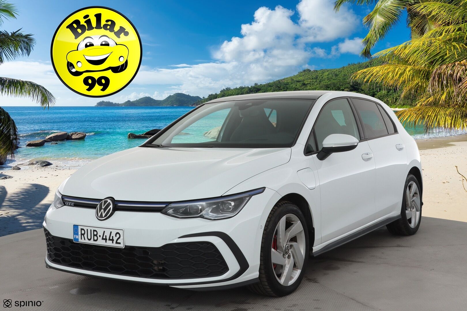 Volkswagen Golf 2023 GTE 180 kW (PHEV) DSG * ACC / HUD / Webasto / Kattoluukku / Sporttipenkit / P.kamera / IQ.Light / Keyless / Navi * - Suomi-auto / Kahdet renkaat aluvanteilla 