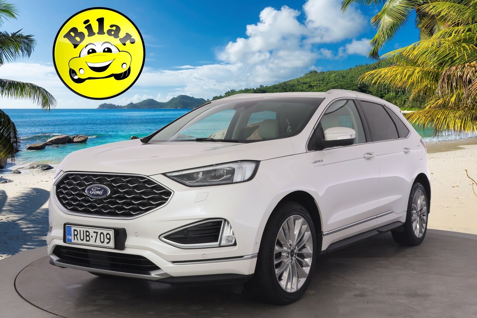 Ford Edge 2019 2,0 TDCi Bi-Turbo EcoBlue 240hv A8 Vignale 5-ovinen - Suomi-auto | B&O | Adapt. vakkari | Webasto | Navi | BLIS | P.kamera | CarPlay | Koukku | 2x renkaat |